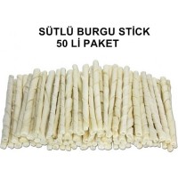  Sütlü Burgu Çubuk Ödül Ve Çiğneti Kemiği  50 Li