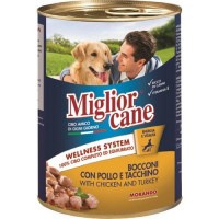 Miglior Cane Tavuklu ve Hindili Köpek Konserve M. 400 gr 